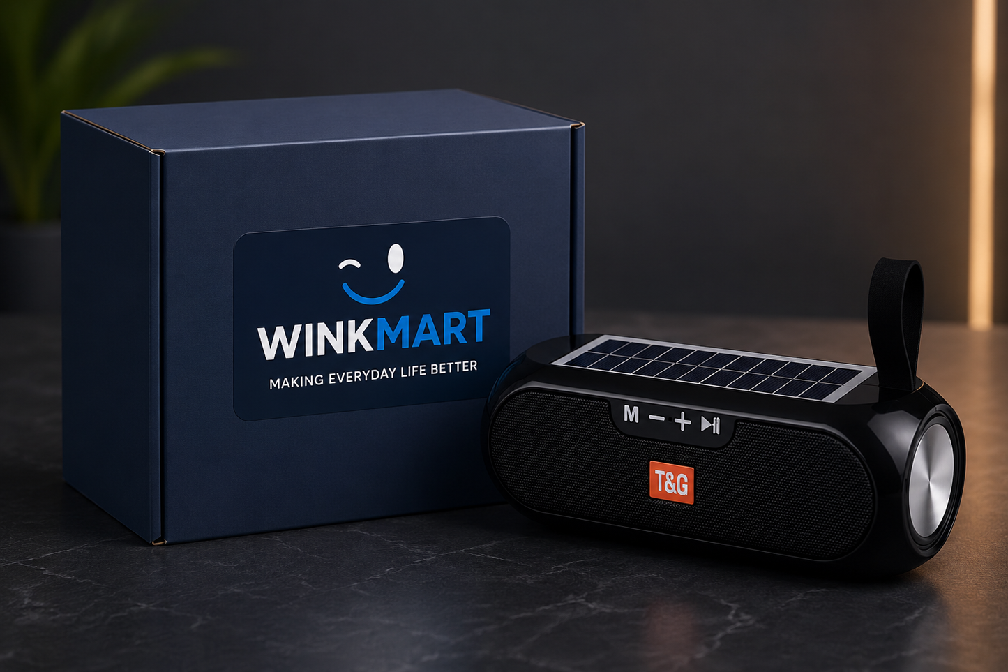 WinkMart™ SunWave Portable Speaker
